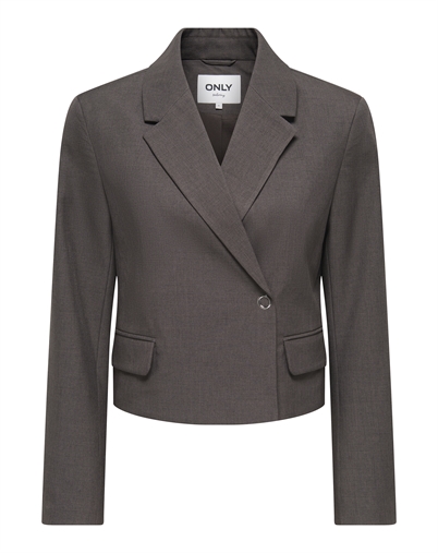 Only - ONLLinda Asym Blazer - Chocolate Torte 